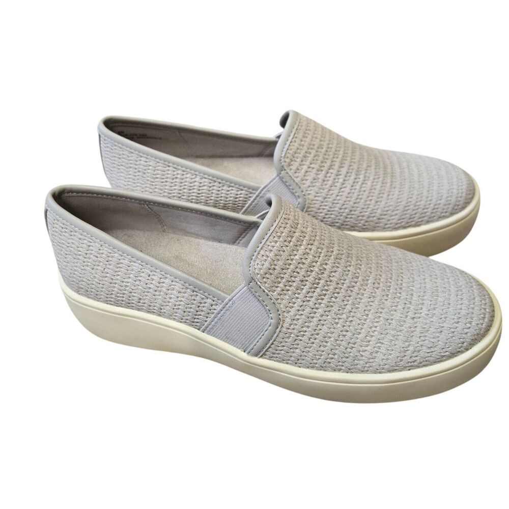 FRYE & CO Slip On Sneakers Loafers Size 6M Gray TALON‎